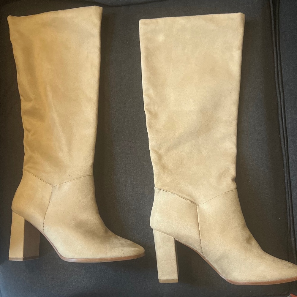 Express- Knee High boots-Faux suede